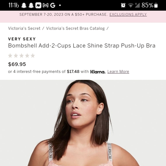 Victoria Secret Bombshell Pushup Bra - Picture 4 of 4